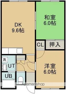 サンリヴァージュ N【2階】の間取り